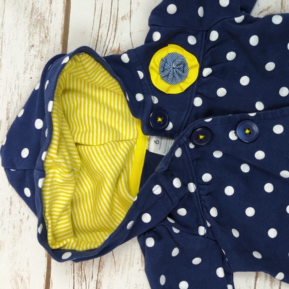 Carter's Navy/White Polka Dot Jacket 6M - Picture 3 of 7